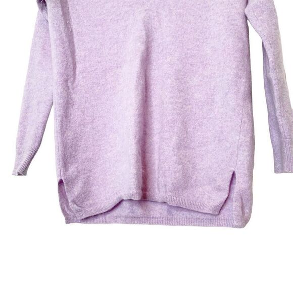 Tina Stephens Lavender Purple 100% Cashmere V-Neck Sweater Women’s Size X-Small - Picture 3 of 8